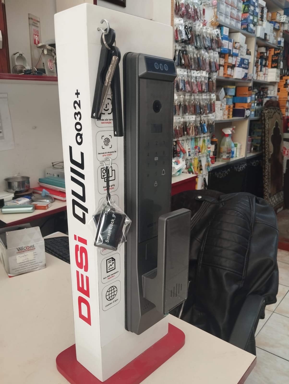 Desi QUIC Q032+ Yüz Tanımalı Akıllı Kilit Modelleri ve Fiyatları Desi QUIC Q032+ Yüz Tanımalı Akıllı Kilit - Palandöken Anahtar Erzurum Çilingir Yetkili Bayii